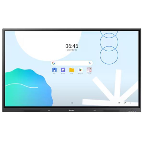 Samsung Interactive Display WA65D - 65" Categoria diagonale WAD Series Display LCD retroilluminato a LED - istruzione/imprenditoria - con lavagna interattiva integrata, touchscreen (multi touch) - Android - 4K UHD (2160p) 3840 x 2160 - grigio spazio
